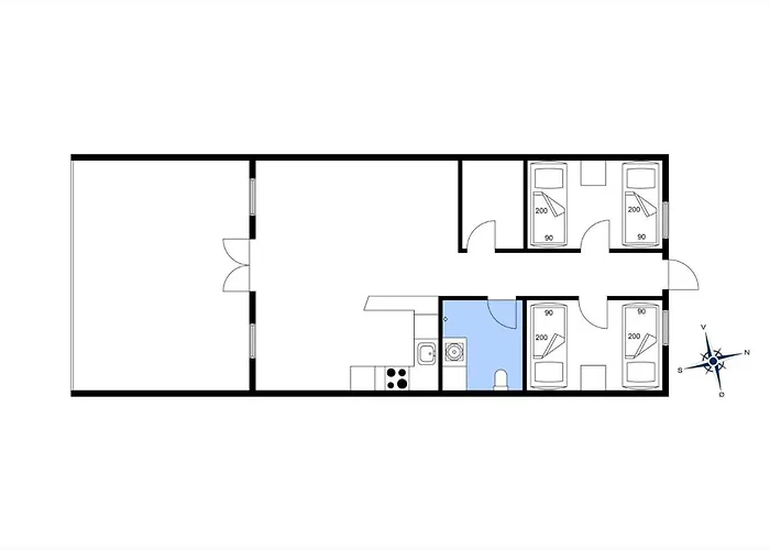 0284-romo-vestergade-3-ap-33 公寓 Havneby